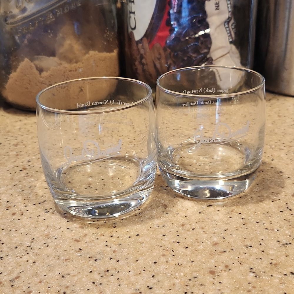 Jack Daniel's Whiskey Glasses Set of 2